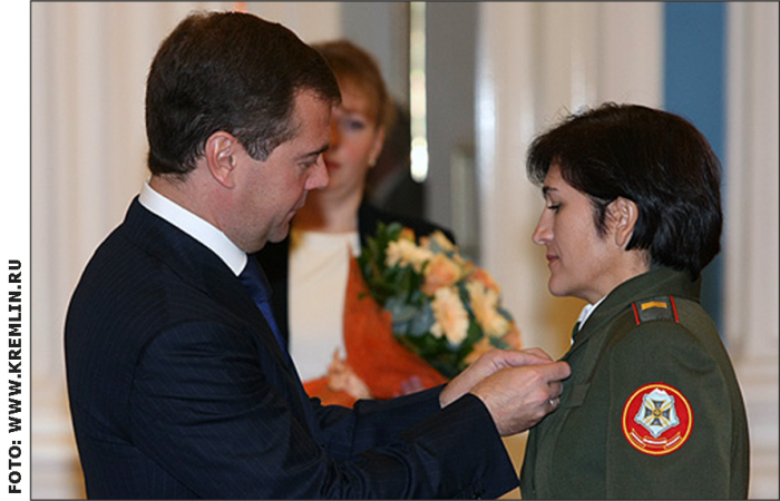 Medvedevs medaljeoverrekkelse