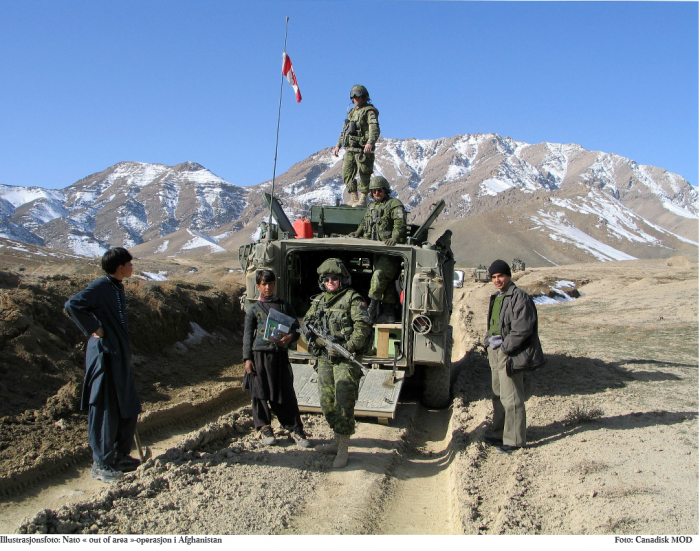 Illustrasjonsfoto: Nato « out of area »-operasjon i Afghanistan																									Foto: Canadisk MOD