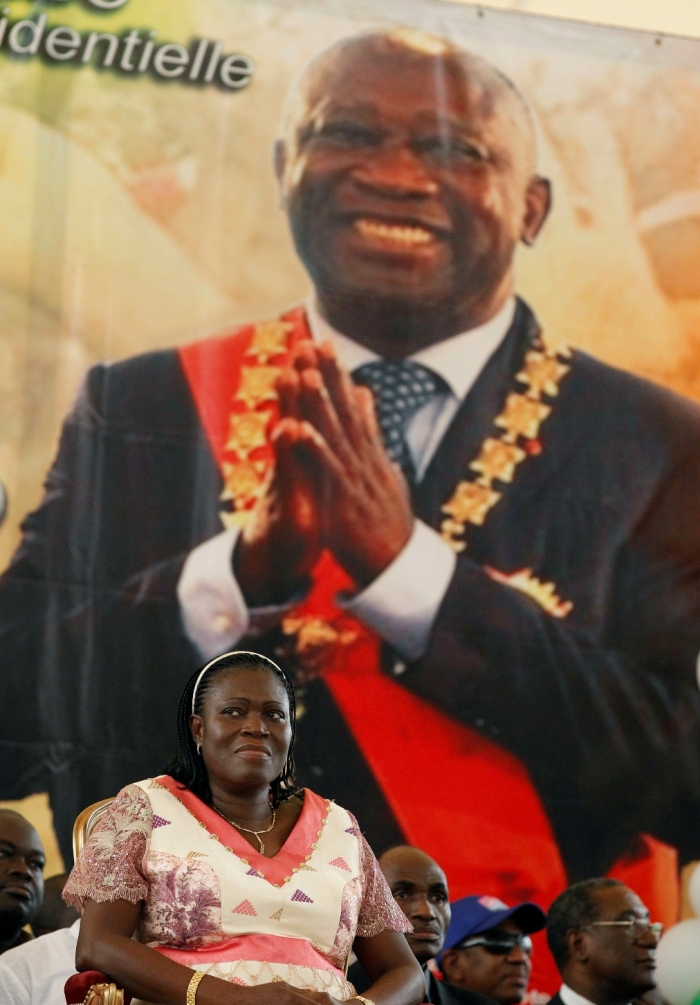 Laurent Gbagbo, tidligare president i Elfenbenskysten. Frikjend av ein domstol i landet 28. mars 2017 for krigsforbrytelser og forbrytelser mot menneskeheten etter anklager om maktmissbruk etter anklagar om drap på tusener. Foto: AP Photo / Rebecca Blackwell, File