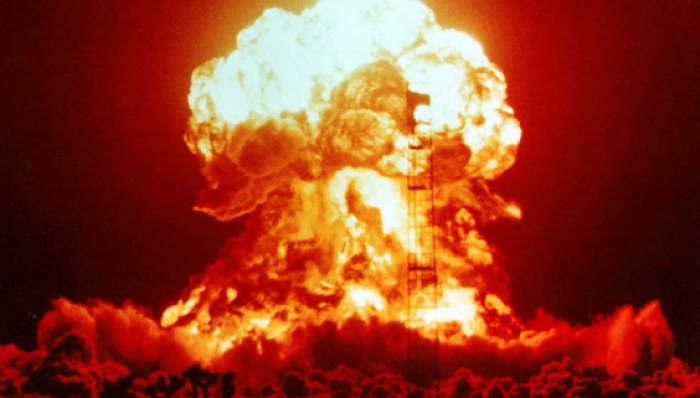 NEVADA: USA er det landet som har gjennomført flest atomprøvesprengninger på verdensbasis. Bildet er fra en atomsprenging i Nevada i USA i 1953. Foto: National Nuclear Security Administration