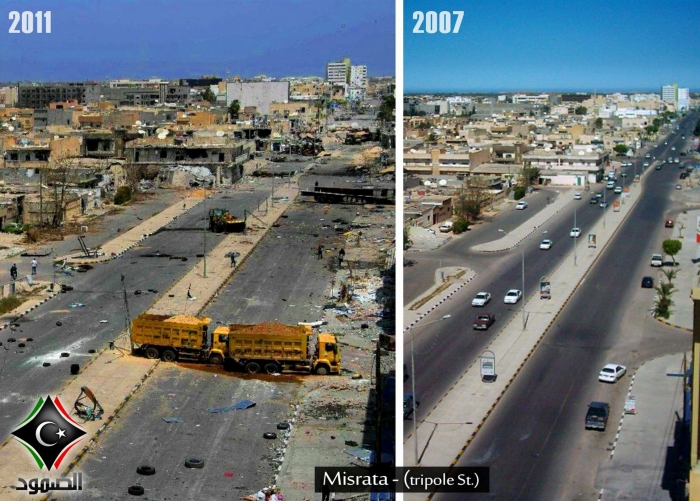 ■	Misrata før og etter innføringa av «flyforbudssonen»