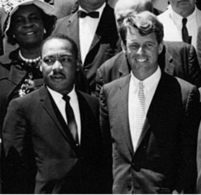 Martin Luther King jr. og Robert F. Kennedy