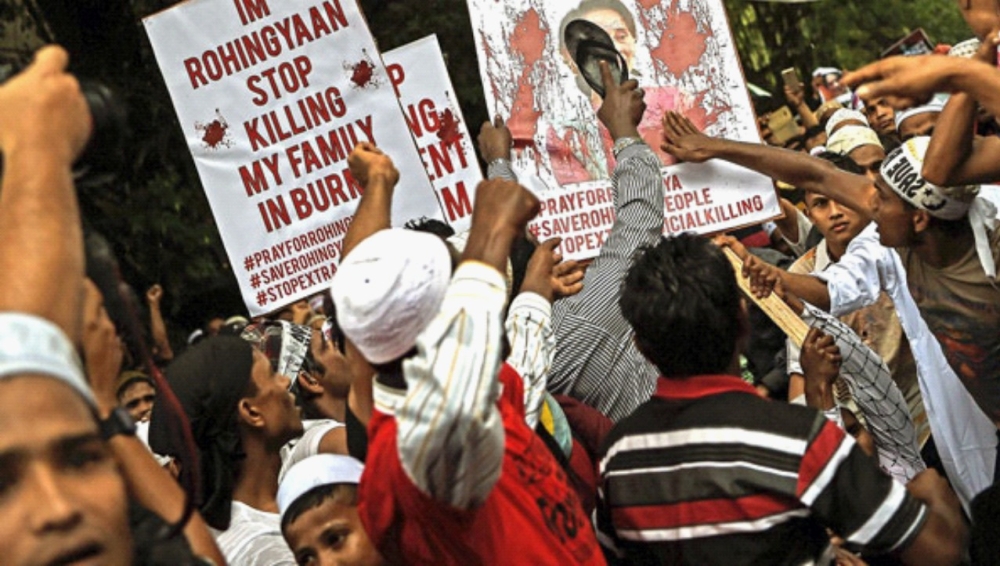 «Som så mange andre tilfeller av etnisk rensing er rohingya-konflikten essensielt en konflikt om ressurser, nemlig olje og gass» Foto:AFP