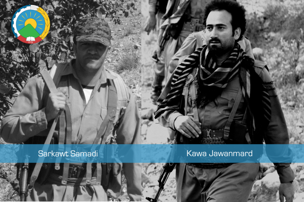 To opprørske ledere i Øst-Kurdistan