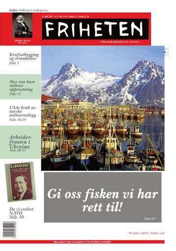 Friheten 8 - 11. april 2024