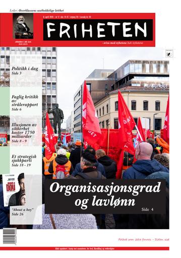 Friheten 8 - 9. april 2026