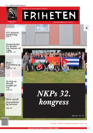 Friheten 13 - 19. juni 2025
