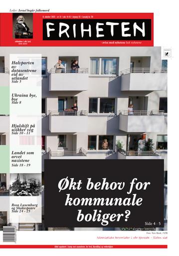 Friheten 21 - 9. oktober 2025