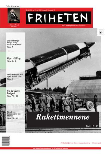 Friheten 16 - 30. juli 2026