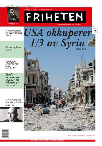 Friheten 8 - 13. april 2023