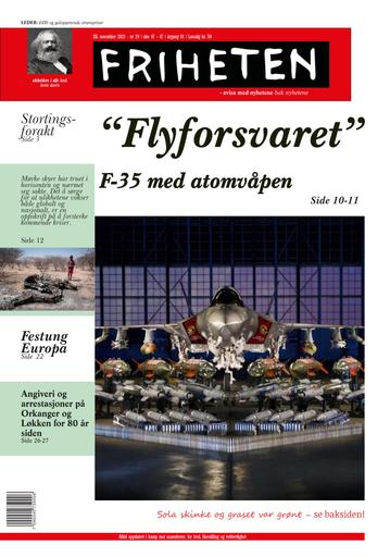 Friheten 23 - 25. november 2021